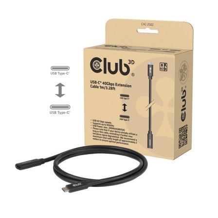 Club 3D Usb-C 40Gbps Extension Cable