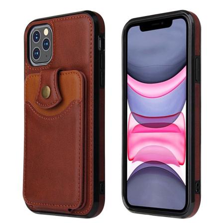 Genomtänkt Skal Med Korthållare - Iphone 11 Pro Max Svart