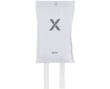 Nexa-FB-120 VMD Brannteppe Silikon Hvit 120x120 cm-Silikonbelagt brannteppe til hjemmemiljøer-Smart home-Branntepper