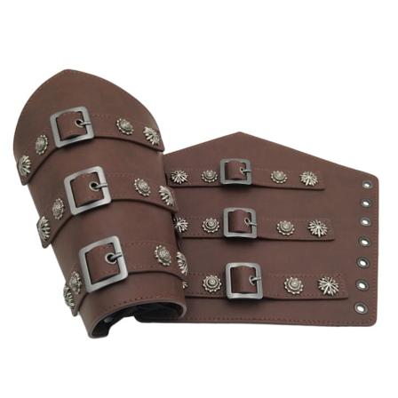 Paket Med 2 Man Arm Guard Portable Tvättbar Dekorativ Cosplay