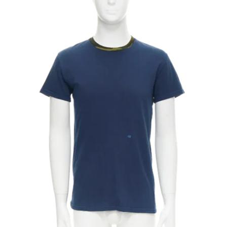 Dior Vintage Pre-owned Cotton tops , Blauw , Dames , Maat: S