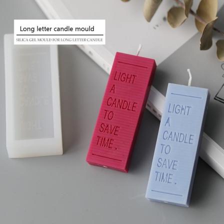 Ljusformar Ljus Stearinljus Diy Gjutformar I Silikonform Mj33 Långa Bokstäver