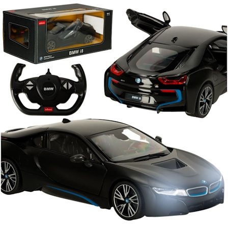 RC-bil 1:14 BMW i8 öppningsdörrar svart