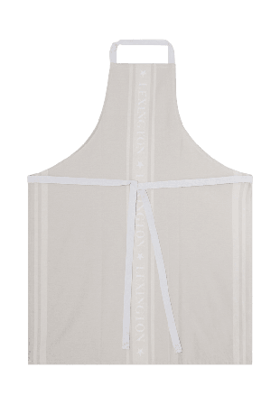 Lexington Icons Cotton Jacquard Star Apron Förkläden Beige ONESIZE