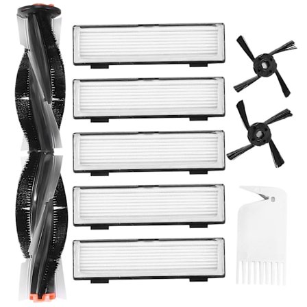 Hepafilter 2x Sidoborste för D3 D4 D5 D6 D7 D70 D75 D80 D85 Connected Botvac 75e 80 85 Borstpar