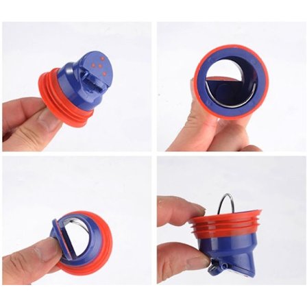 Golvavloppsbackventil, magnetisk levitation, envägsavloppsventil, snabbplugg, badkar, 53*35*42mm