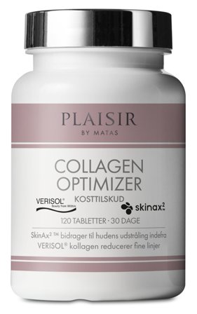 Plaisir Inner Beauty Collagen Optimizer 120 tabl., Helse & Madvarer, Kollagen, Kollagenpiller