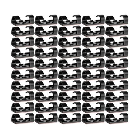 30 kappaletta kaapelikiinnikettä, kaapeli pidike liimalla varustetulla pohjalla,