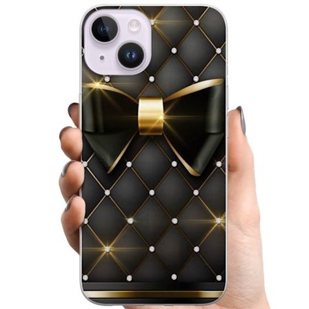 Yhteensopiva Puhelinkuori Apple Apple iPhone 15 Kultainen roosetta