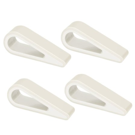 Universal Laptop/Computer Tastatur Stand, [4-Pak] Gummibelagt Skrå Bordstand, Høje Fødder til Laptop Tastatur - Beige