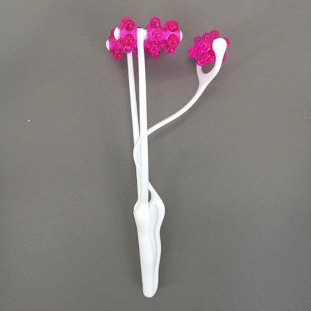 Nyaste 2 i 1 Ansiktsbantningsmassage Roller Ta Bort Haka Anti-rynkor Ansiktsmassage Roller Massageapparat~01575