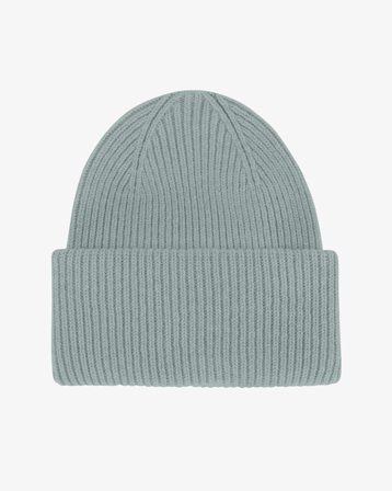 Merino Wool Hat - Steel Blue