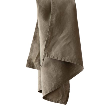 Tell me more Kjøkkenhåndkle i lin 50x70 cm, olive