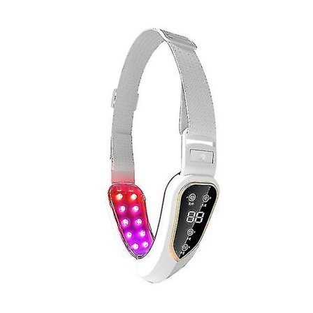 V-formet ansiktsformer, ansiktsløftende EMS-ansiktsavfettingsmassasje, dobbelthakkefjerner, LED-lysbehandling, ansiktsløftingsapparat Z