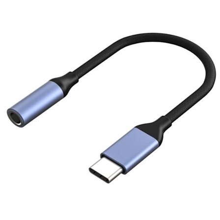 Kabeladapter USB-C Jack 3.5 mm ljudhörlurar kompatibel med Huawei Mate 40 PRO-Mate 30 PRO-Mate 20-Mate 10 Phonillico