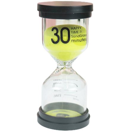 Sand Timer 1/3/5/10/15/30 minuter Time Management Assistant Present för barn