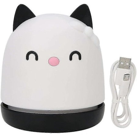 Kannettava kissan pölynimuri - Mini pöytäimuri - Valkoinen