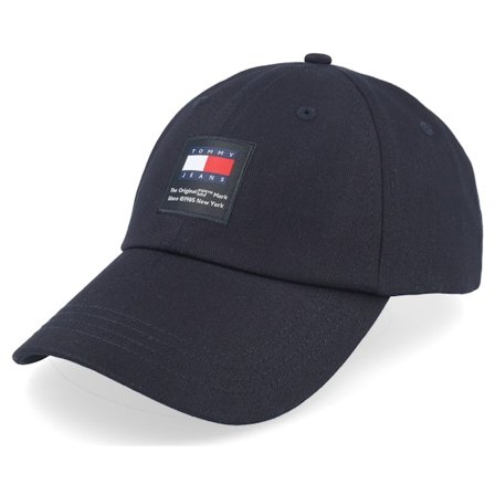 Tommy Hilfiger - Black - unconstructed - Cap - Modern Patch Cap Black Dad Cap - Hatstore