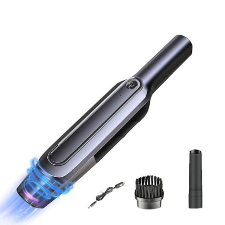 Kompakt håndholdt støvsuger - trådløs, kraftig, hurtig USB-ladefunksjon KLB