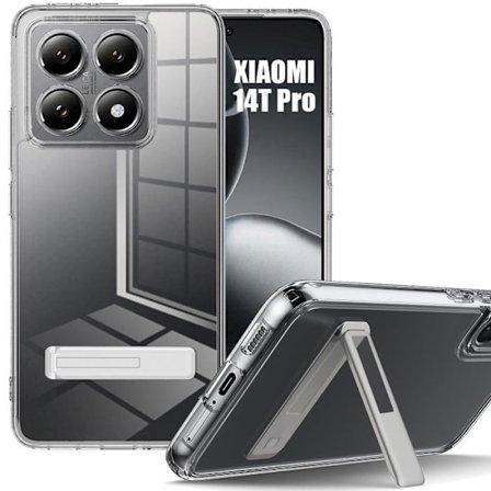 Skyddsskal - EFConnection - Xiaomi 14T Pro - Stötabsorberande - Ultra Transparent - Silikon