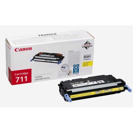 Canon Toner 711, 1657B002AA, gul, singelförpackning - Lyreco - Toner och bläck - Tonerkassetter - Toner Canon
