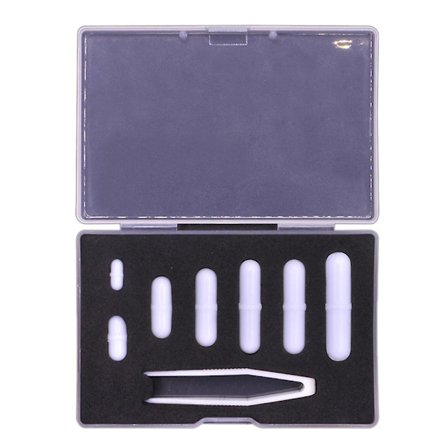 Magnetisk omrørerstang blandet størrelse Ptfe magnetisk omrører mixer omrøringsstænger, type-b sæt