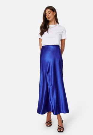 BUBBLEROOM Satin Maxi Skirt Klær