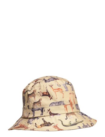 Summer Bucket Hat - Aop Beige Mikk-line