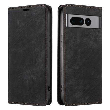 Magnetisk läderfodral för Google Pixel 8 Pro Svart