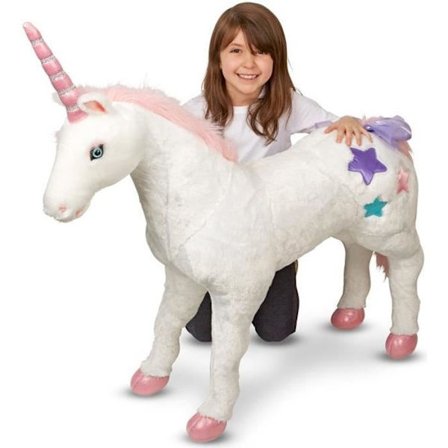 MELISSA & DOUG Unicorn mjukisleksak - stor