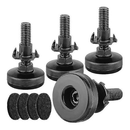 Justerbare møbelføtter, Heavy Duty, Bordben Nivelleringsføtter Justerbar Høyde (4 stk)