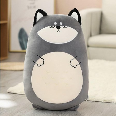 Stor 60 cm Squishmallows Plyschleksak - Kawaii Mjuk Kudde Husky Hund[JSR]