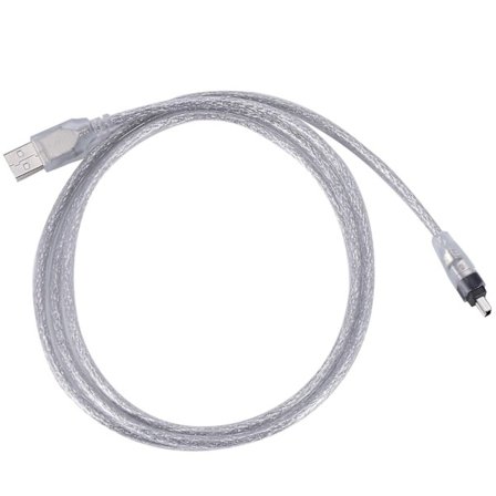 1,5 m USB till IEEE 1394 4-stifts Firewire DV-adapterkabelomvandlare för PC-kamera - WELLNGS
