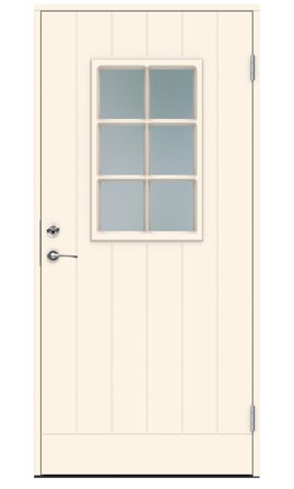 Swedoor Bizet Ytterdörr vit (S 0502-Y) 1980x888 mm, Dörrar