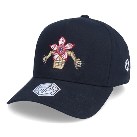 Critiql Hit - Sort adjustable Kasket - Demogorgon D20 Curved A-Frame Black Adjustable @ Hatstore
