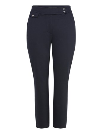Lauren Women Ponte Ankle Pant - Navy - 46-48