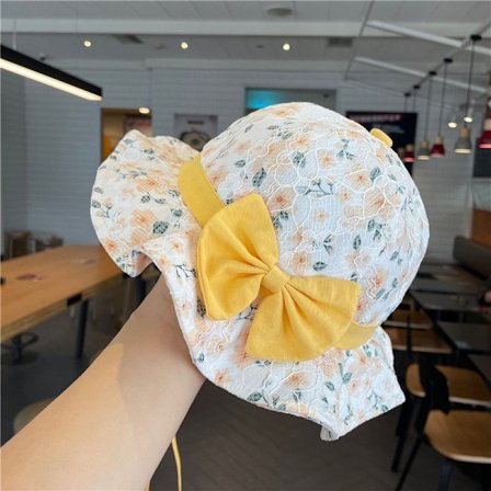 Sommerhatt for babyjenter, anti-UV, solhatt for jenter, solhatt for babyjenter, unisex, sammenleggbar, solbeskyttelse, strandhatt for babyjenter, UPF 