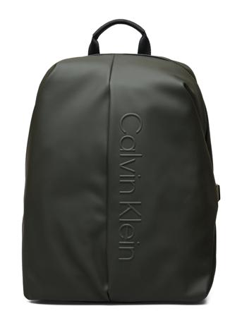 Rubberized Clip Side Bp Rygsæk Taske Grøn Calvin Klein