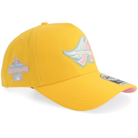 47 Brand - MLB Jaune adjustable Casquette - Hatstore Exclusive x Los Angeles Angels Sure Shot Mvp Yellow Gold A-Frame Adjustable @ Hatstore