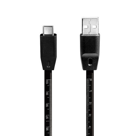LogiLink - USB-A 2.0 cable USB-A male to USB-C male, black, 1m