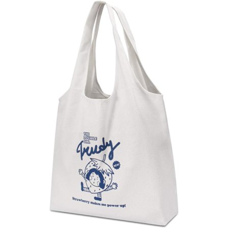 Canvas Tote Bag med innerficka Återanvändbar matkasse Bulk Reusa