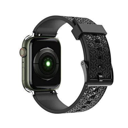 Apple Watch 2/3/4/5/6/7/SE (38/40/41mm) Armband - Svart