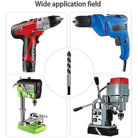 10 Pak Murstensbor Tungsten Carbide Tip Trekantbor