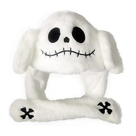 Ear Moving Jumping Hat Sjov plys Ghost Hat Movable Ears Hat
