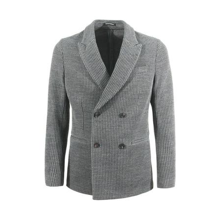 Emporio Armani, Light Jackets Szary, Mężczyzna, Rozmiar: L