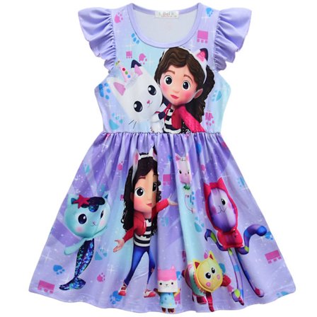 Gabbys Dollhouse Børnekjole til Piger