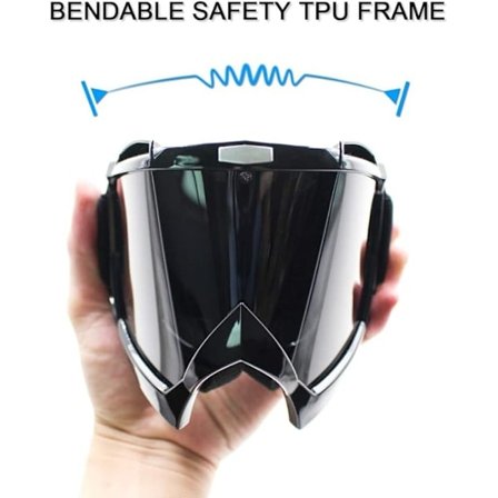 Cyklingglasögon, klara linser, antireflex, anti-ultraviolett, vindtäta, dammtäta, slagtåliga, reptåliga, motorcykelglasögon