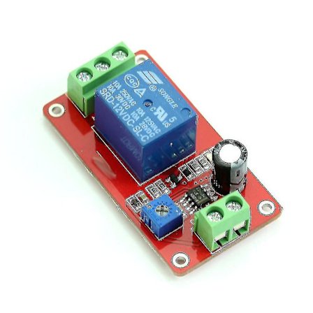 12V Viivekytkinrele Ne555 Säädettävä Viivekytkin 1-20 Sekuntia DC Uusi