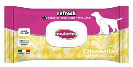 Inodorina Refresh Salviette Detergenti Alla Citronella Per