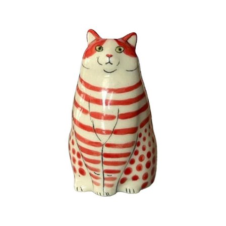 Polka Dot Katte Vase Sjov Kat Blomst Vase Unik Dyre Vaser, Kat Blomst Vase Sød Kat Vase kompatibel med Home-C7
